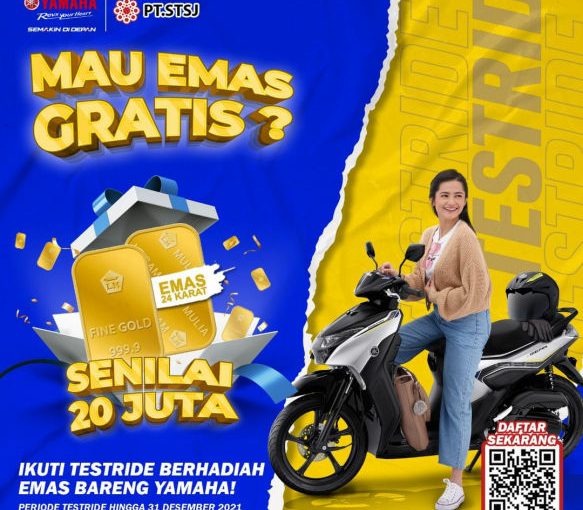 Test Ride Yamaha Gear 125 Berkesempatan Membawa Pulang Emas