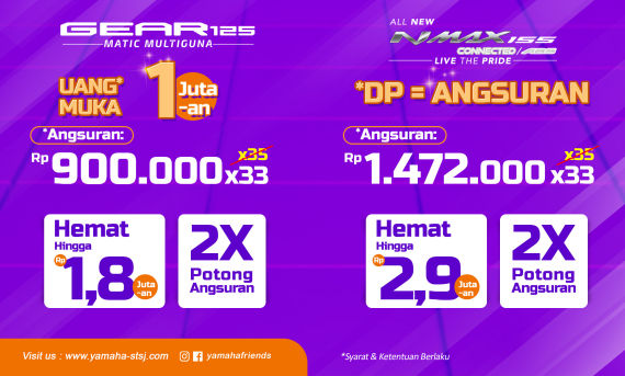 Promo September GERCEP Yamaha STSJ, Banjir Diskon Skutik Dan Maxi ...